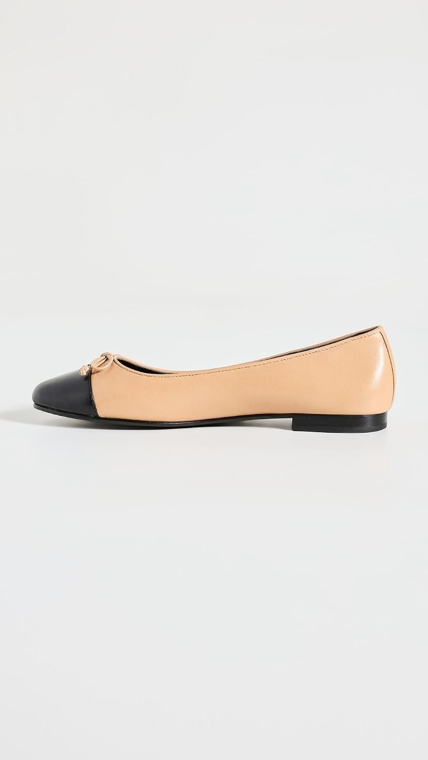 image:imageTory Burch Womens Bow Ballet FlatsGinger ShortbreadBlack