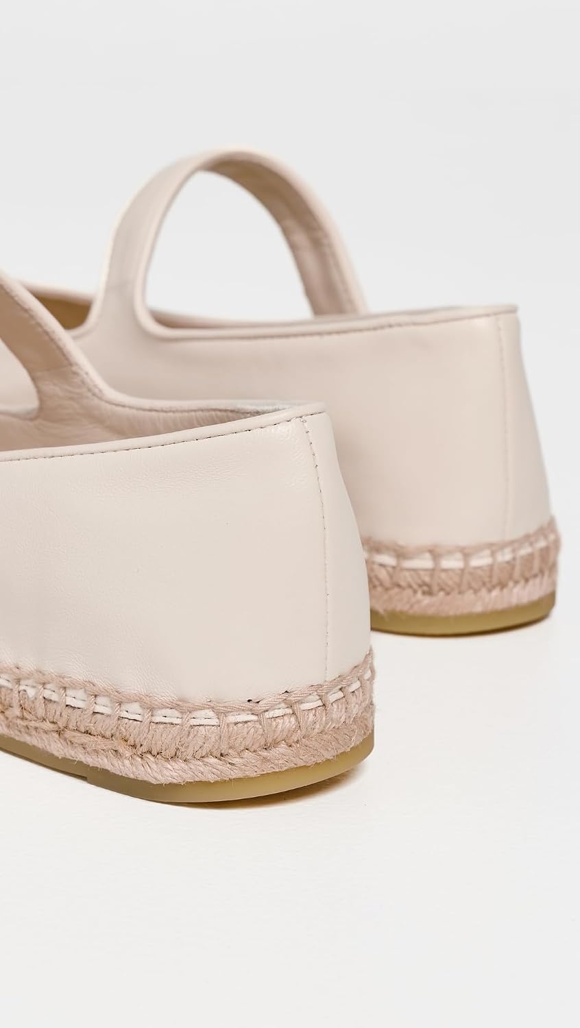 image:imageTory Burch Womens Cap Toe Mary Jane EspadrillesLight CreamPerfect Black