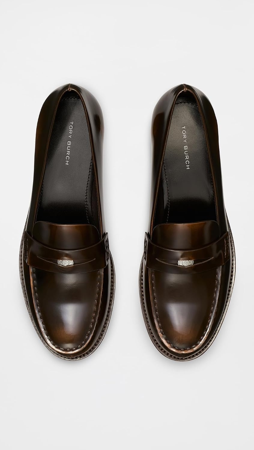 image:imageTory Burch Womens Classic LoafersBrushed Chocolate