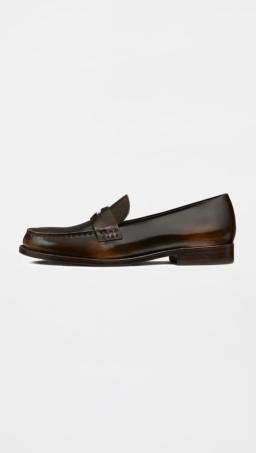 image:imageTory Burch Womens Classic LoafersBrushed Chocolate