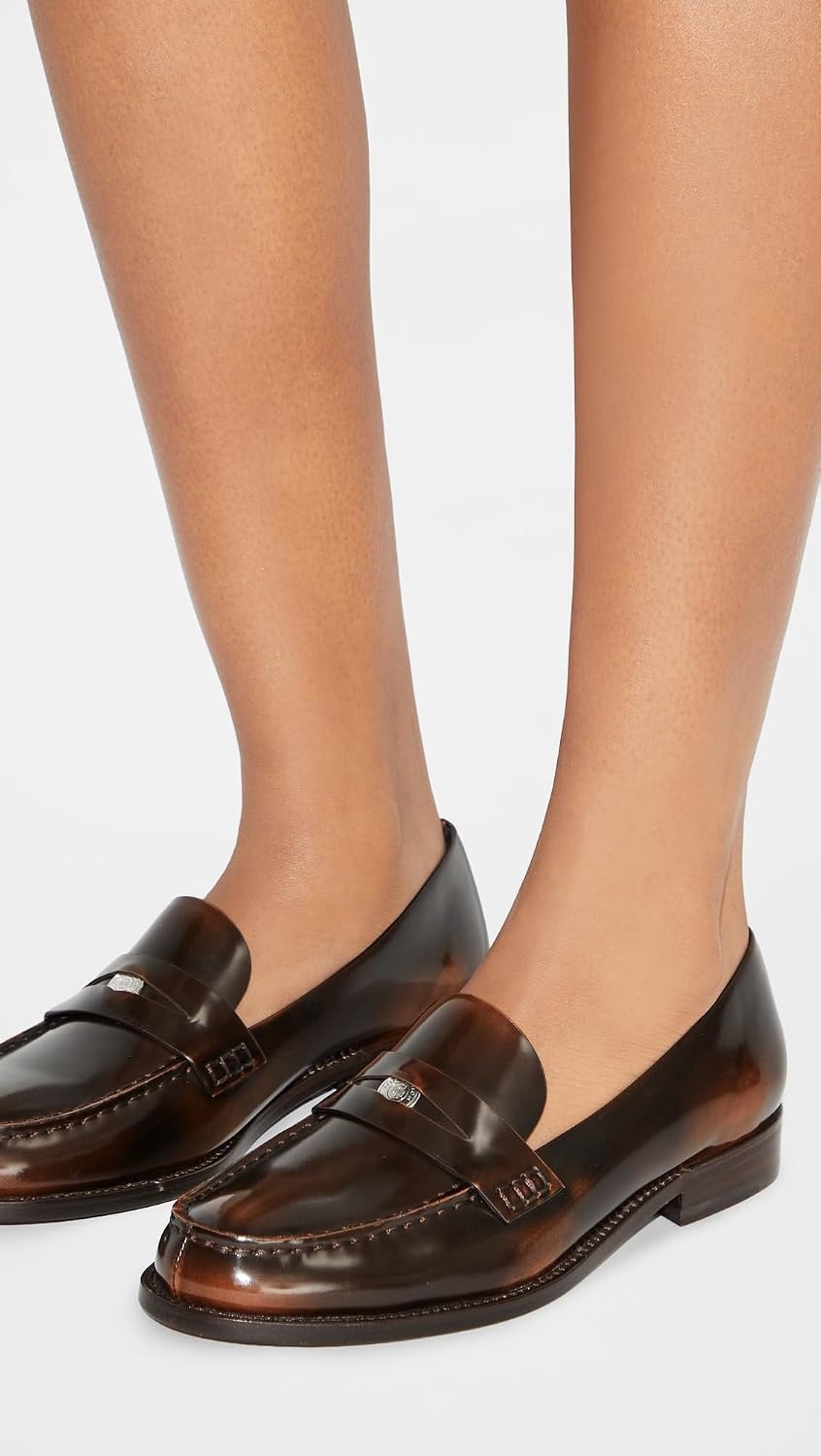 image:imageTory Burch Womens Classic LoafersBrushed Chocolate