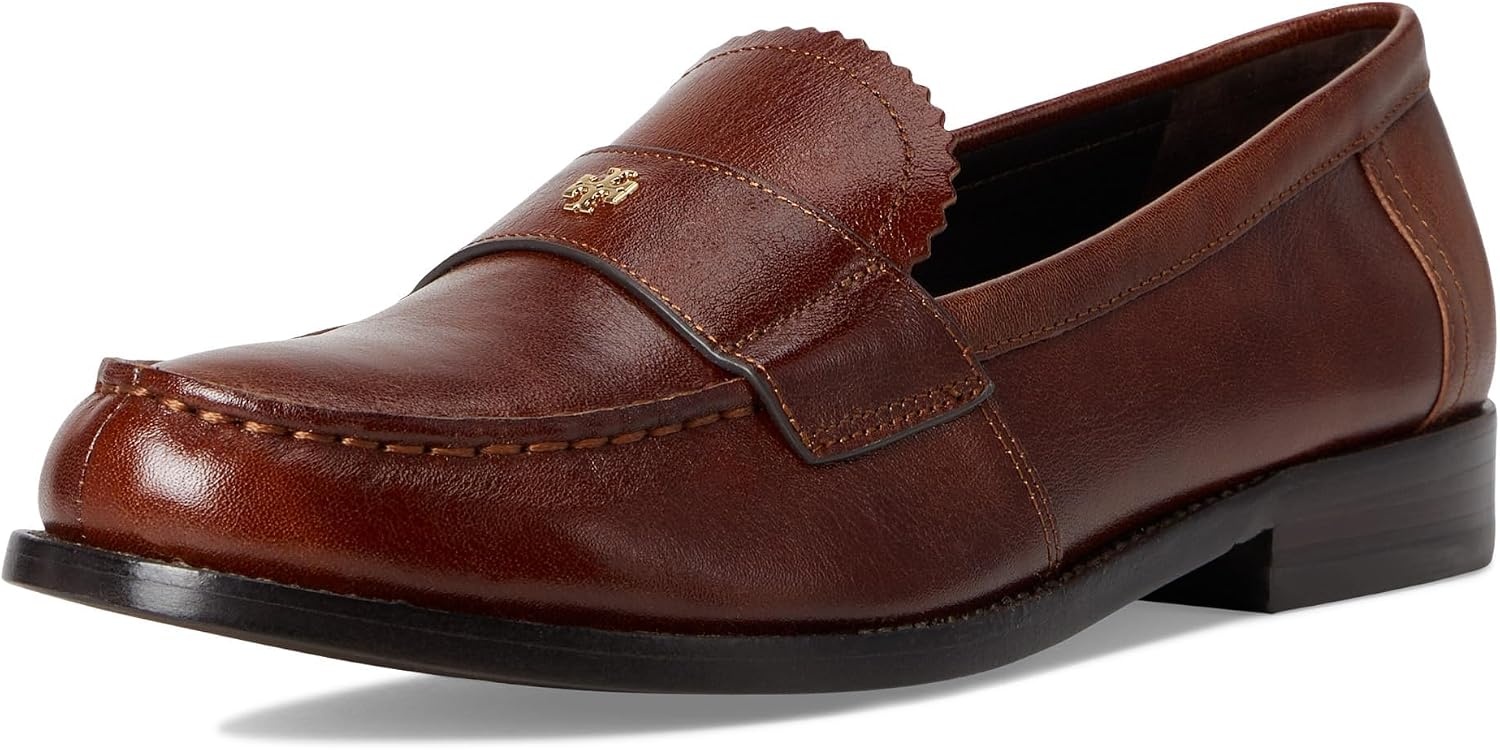 image:imageTory Burch Womens Classic LoafersNegroni With Gold Logo