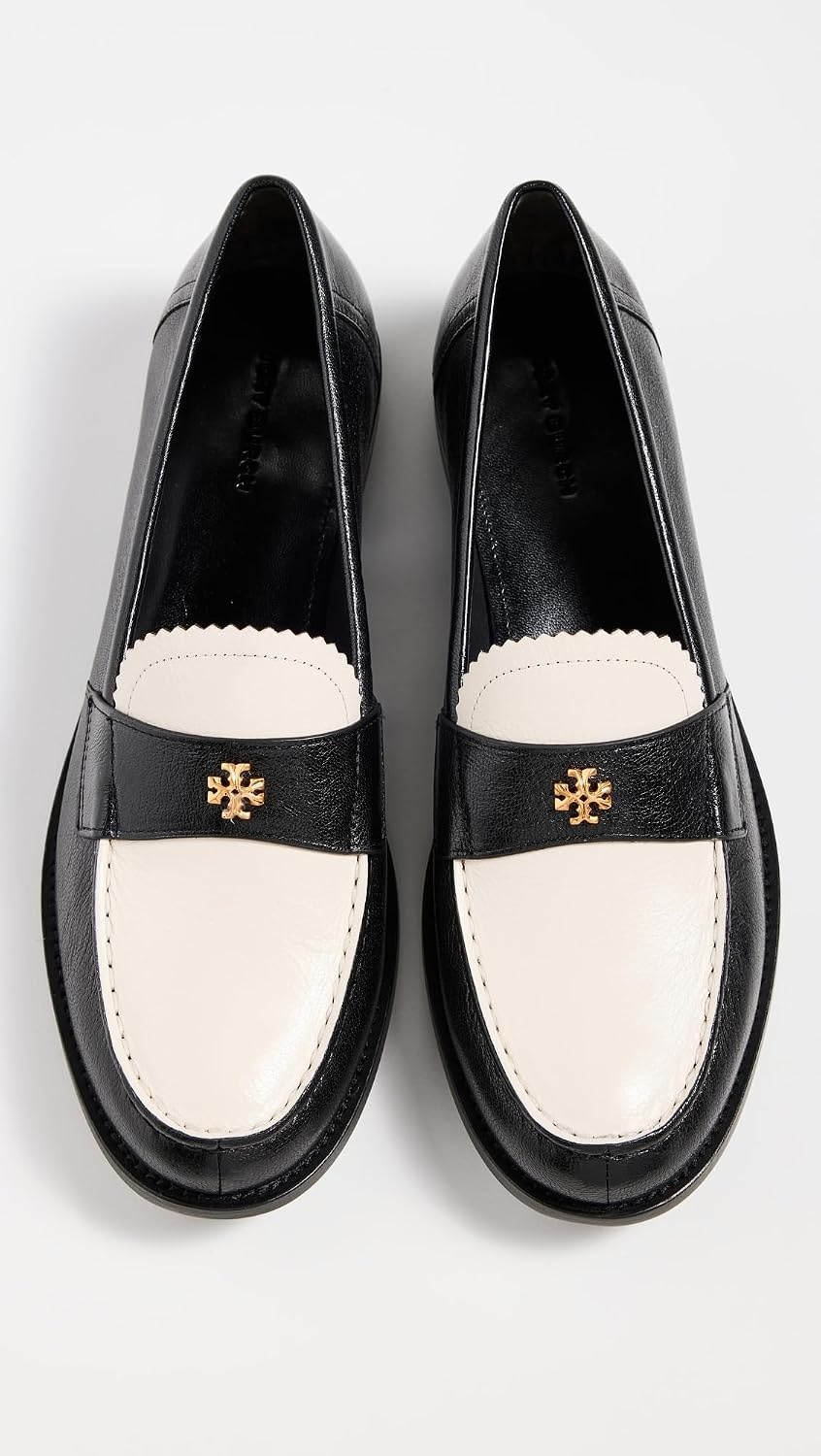 image:imageTory Burch Womens Classic LoafersPerfect BlackNew Ivory