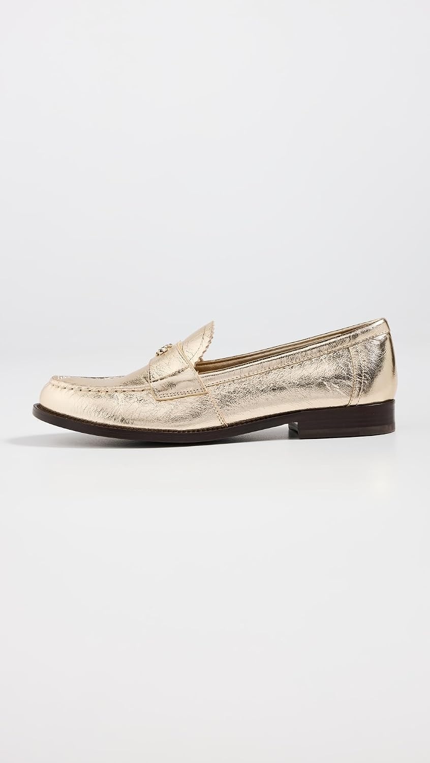 image:imageTory Burch Womens Classic LoafersSpark GoldPlatino