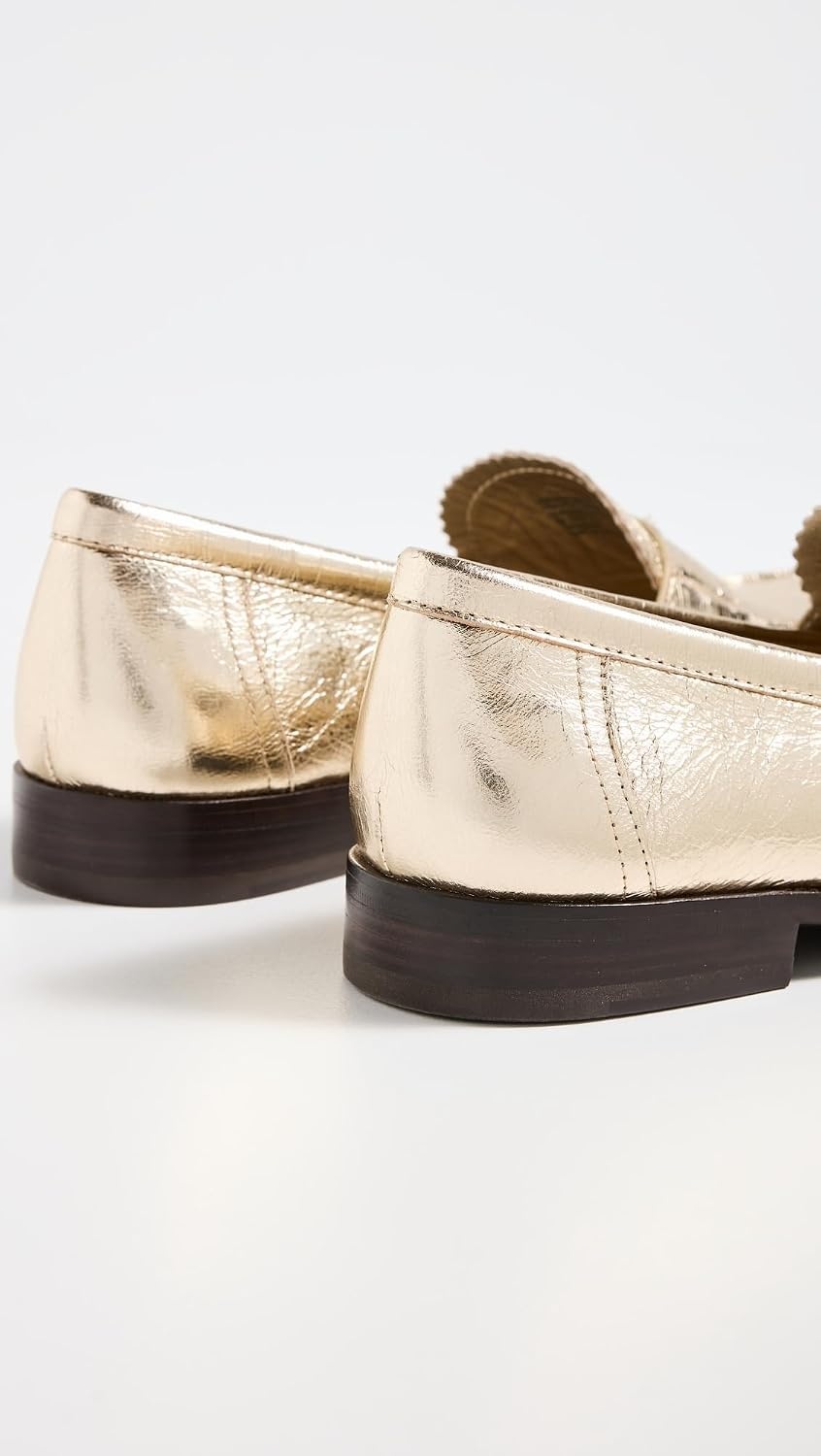 image:imageTory Burch Womens Classic LoafersSpark GoldPlatino