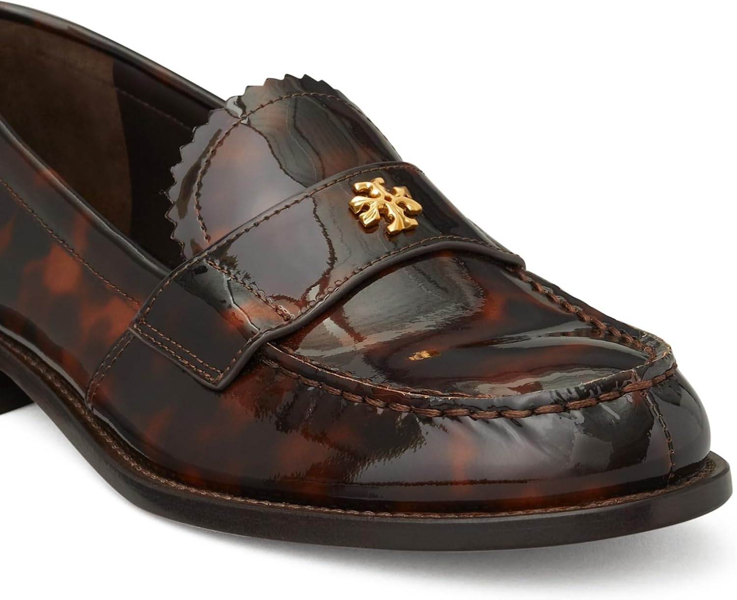 image:imageTory Burch Womens Classic LoafersTortoise Patent