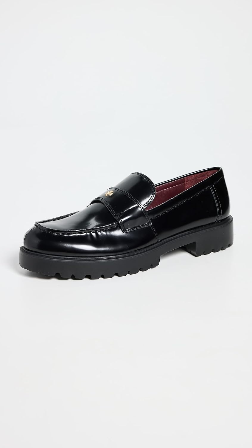 image:imageTory Burch Womens Classic Lug LoafersPerfect Black