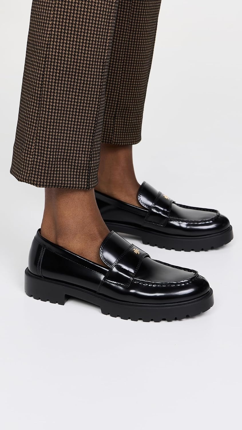 image:imageTory Burch Womens Classic Lug LoafersPerfect Black
