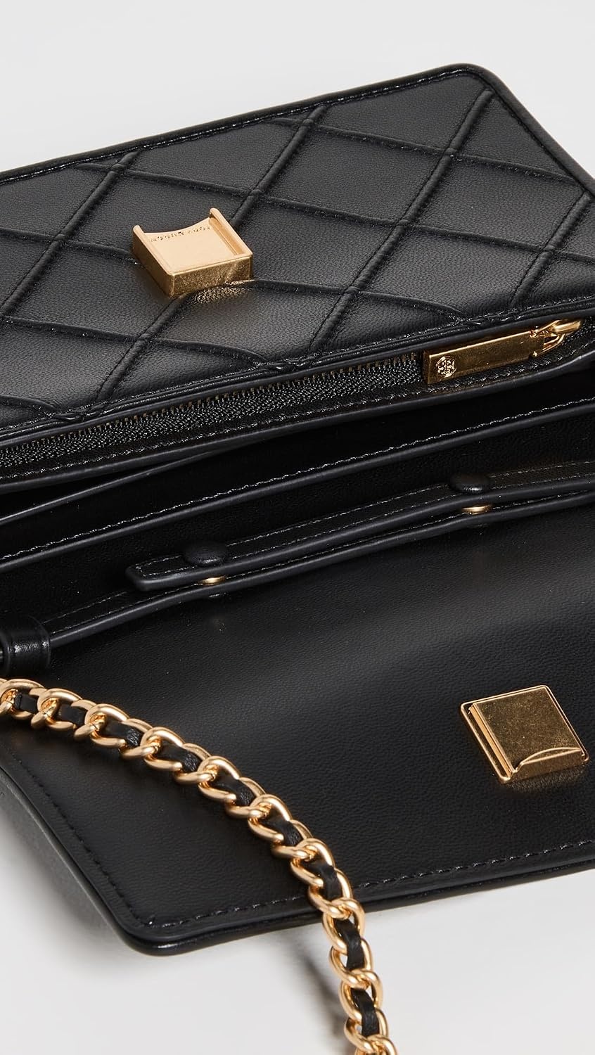 image:imageTory Burch Womens Fleming Soft Chain WalletBlack
