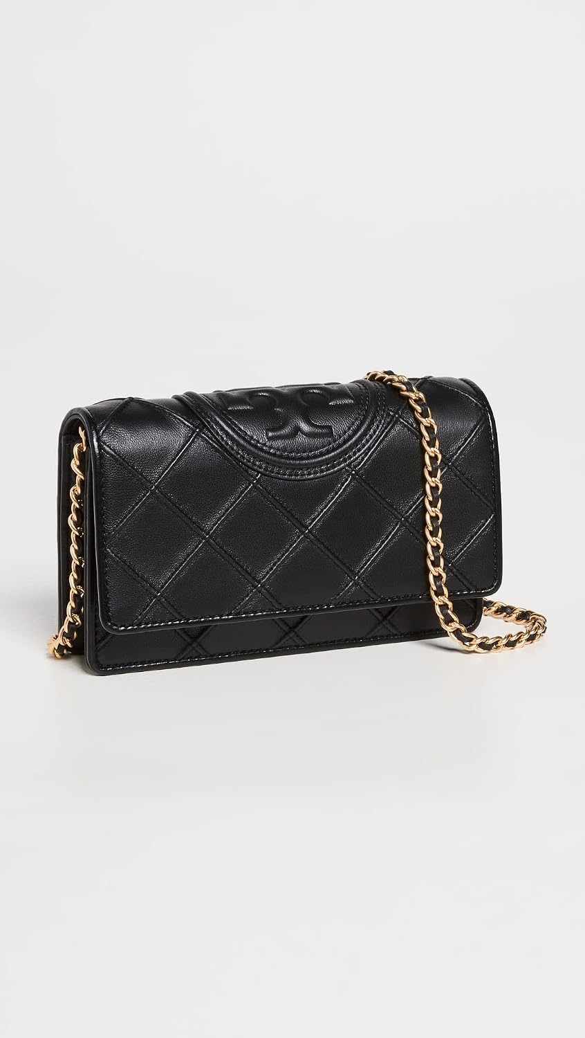 image:imageTory Burch Womens Fleming Soft Chain WalletBlack