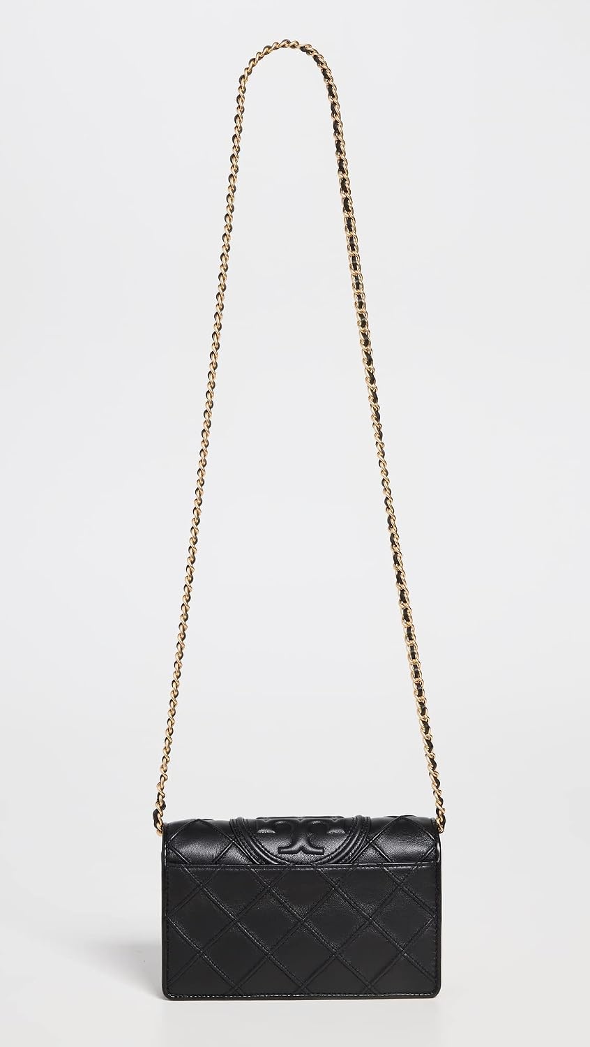 image:imageTory Burch Womens Fleming Soft Chain WalletBlack