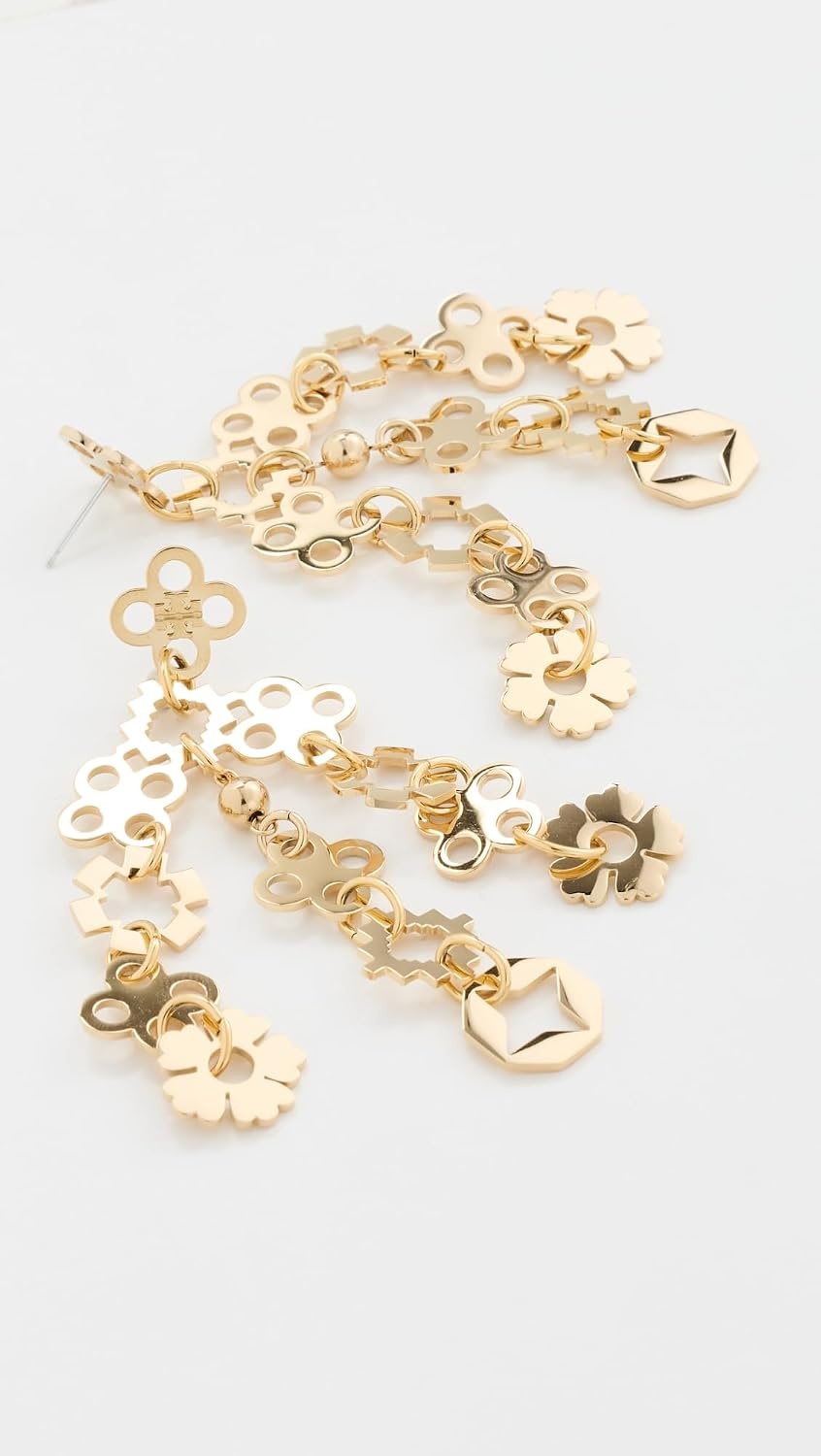 image:imageTory Burch Womens Forget Me Not Chandelier EarringsTory Gold