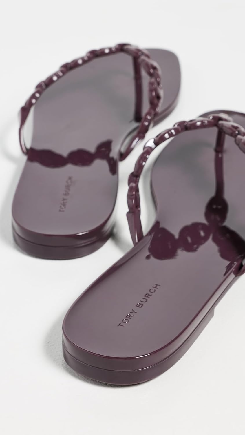 image:imageTory Burch Womens Gemini Link Jelly SandalsDark Carmine