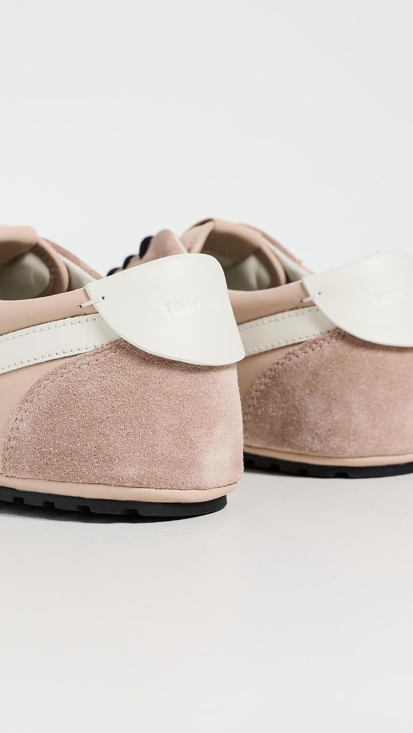 image:imageTory Burch Womens Hank Field SneakersRose SilkMalvaBlanc