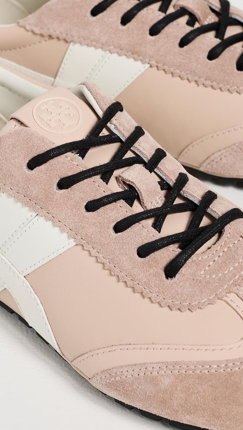 image:imageTory Burch Womens Hank Field SneakersRose SilkMalvaBlanc