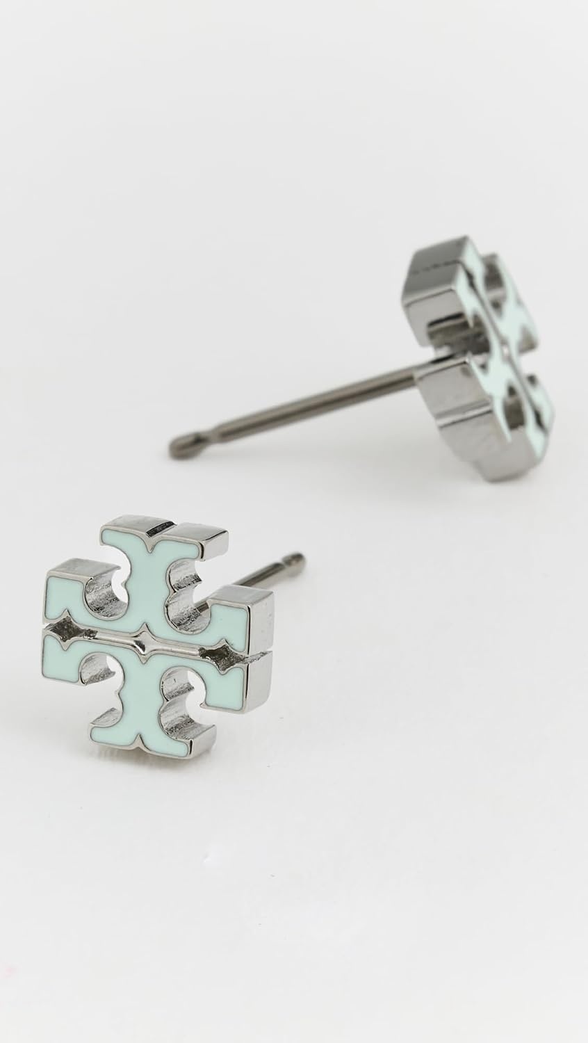 image:imageTory Burch Womens Icon Stud EarringsTory Silver Mint