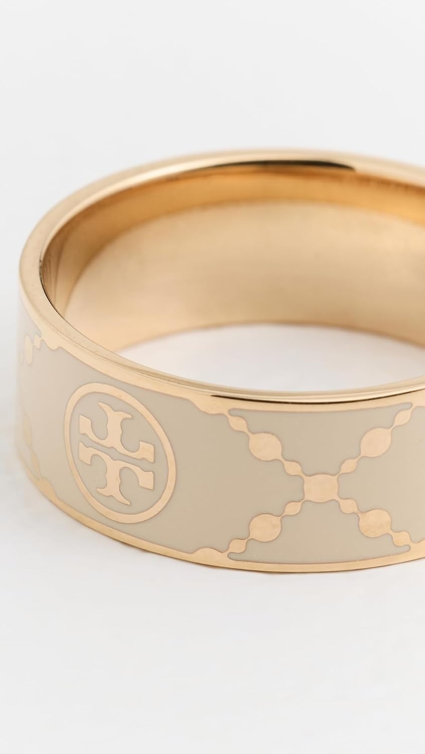 image:imageTory Burch Womens Icon T Monogram RingTory Gold New Ivory