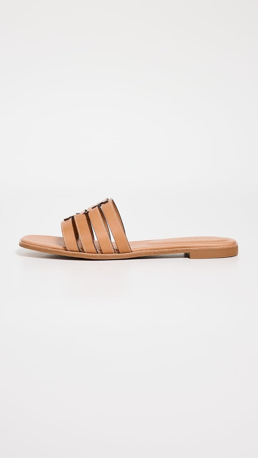 image:imageTory Burch Womens Ines Cage SlidesCamelloCamello