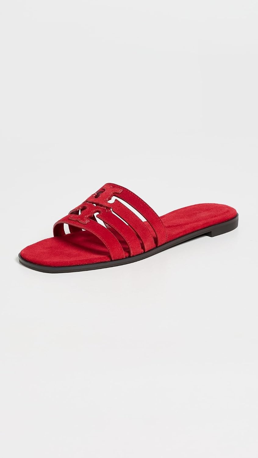image:imageTory Burch Womens Ines Cage SlidesToucan Red