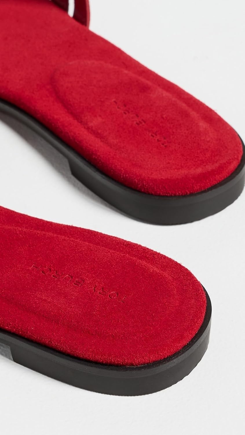 image:imageTory Burch Womens Ines Cage SlidesToucan Red