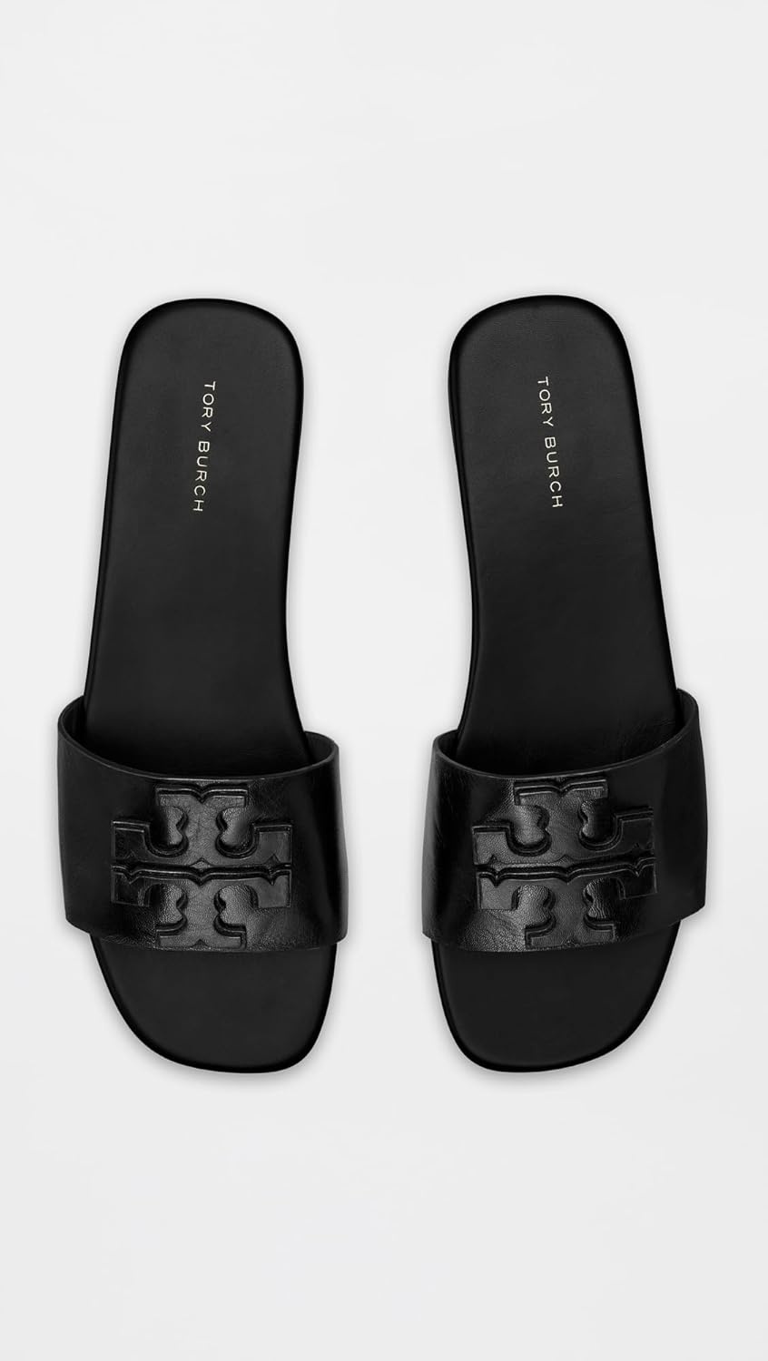 image:imageTory Burch Womens Ines Flat SlidesPerfect Black