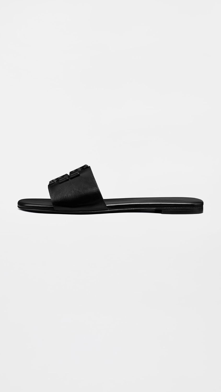 image:imageTory Burch Womens Ines Flat SlidesPerfect Black