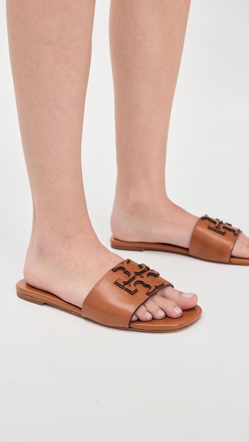 image:imageTory Burch Womens Ines Flat SlidesTan
