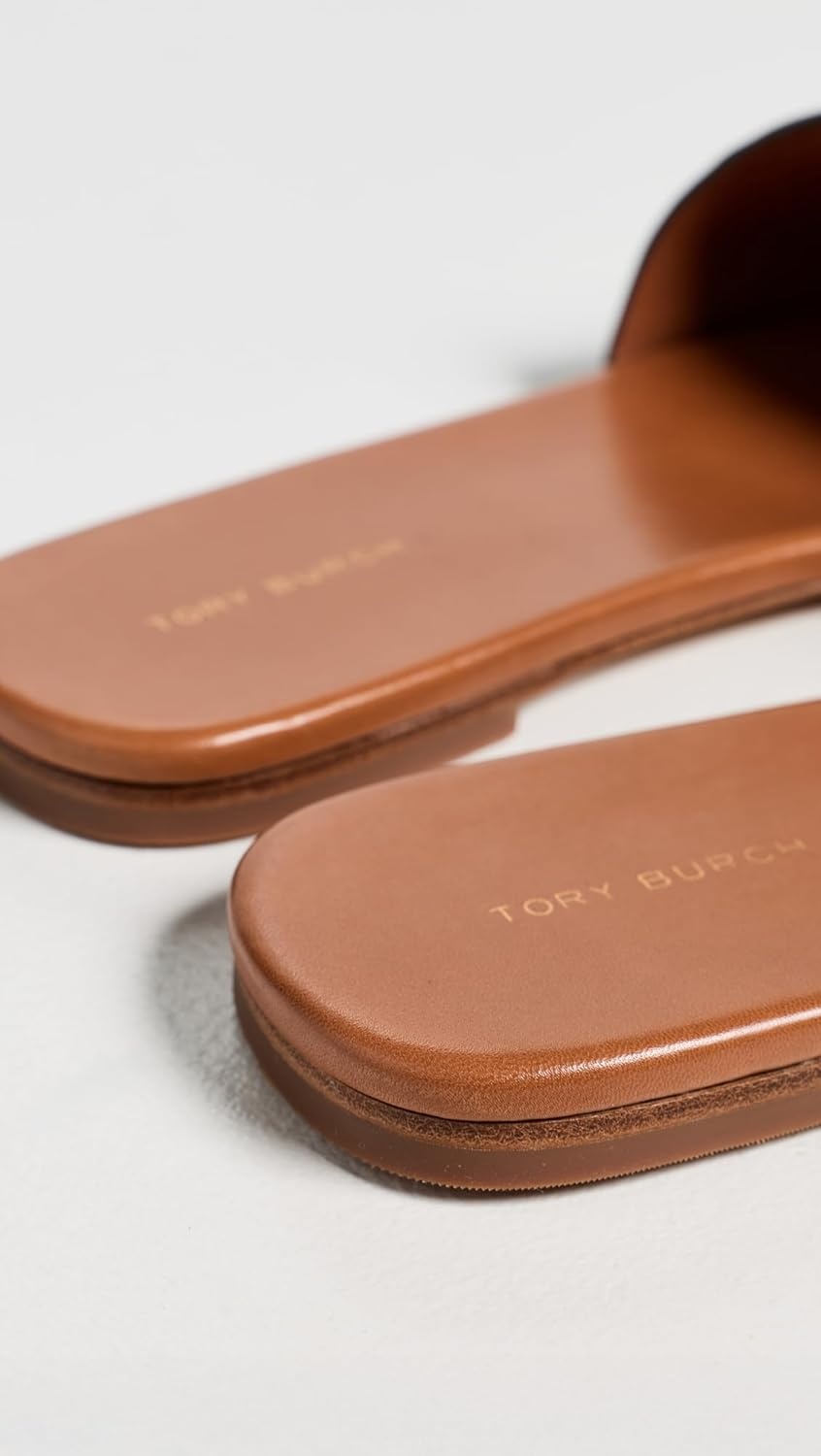 image:imageTory Burch Womens Ines Flat SlidesTan