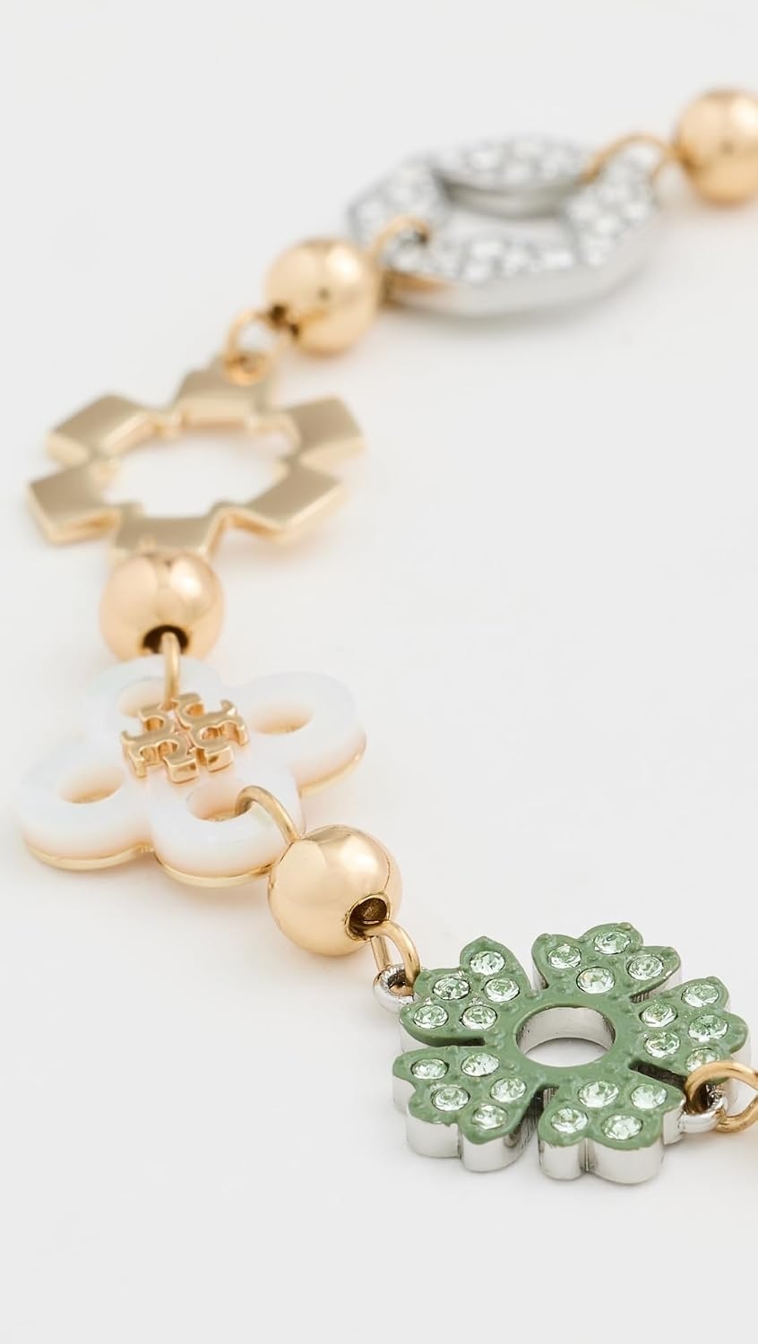 image:imageTory Burch Womens Kira Clover BraceletMulti