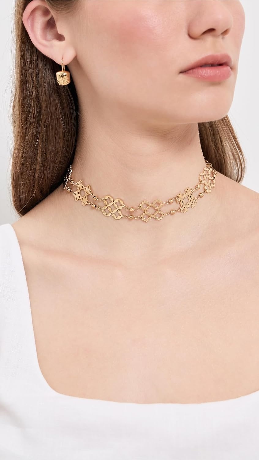 image:imageTory Burch Womens Kira Clover ChokerTory Gold