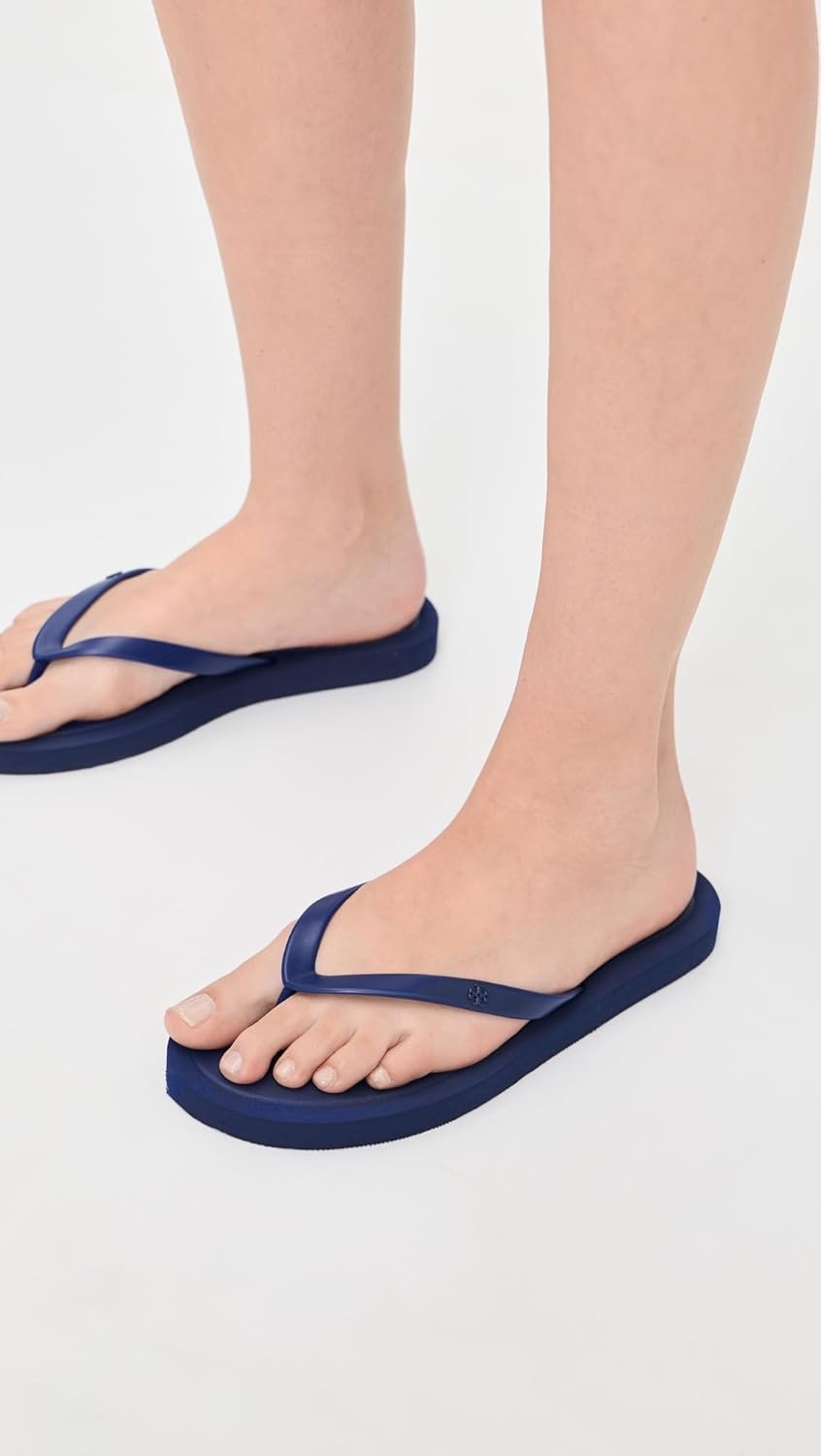 image:imageTory Burch Womens Kira Padded Flip FlopsBallpoint Blue