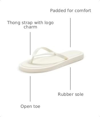 image:imageTory Burch Womens Kira Padded Flip FlopsNew IvoryGold