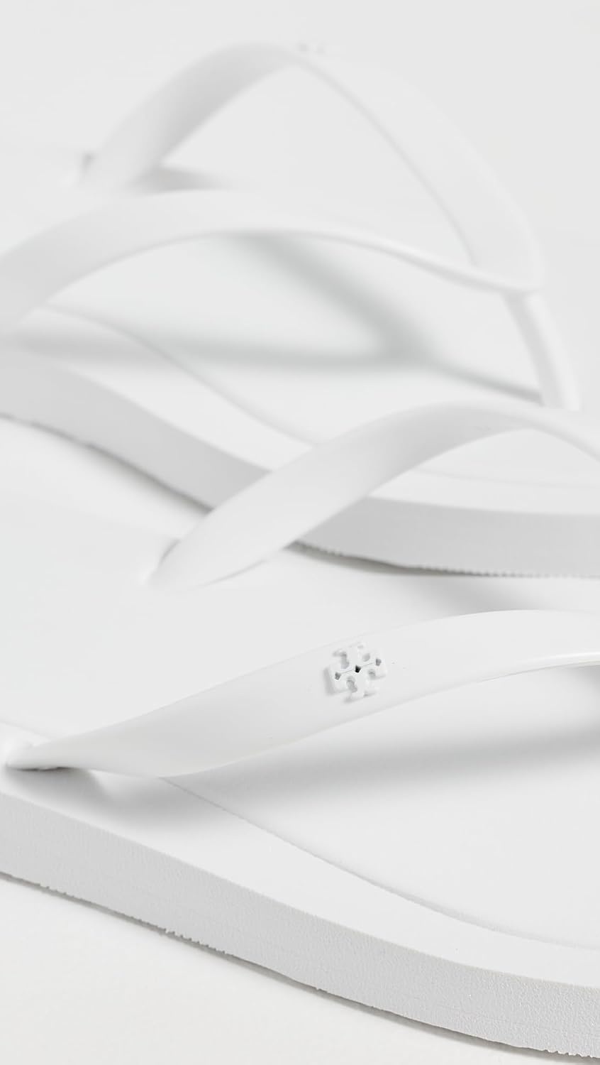 image:imageTory Burch Womens Kira Padded Flip FlopsOptical White