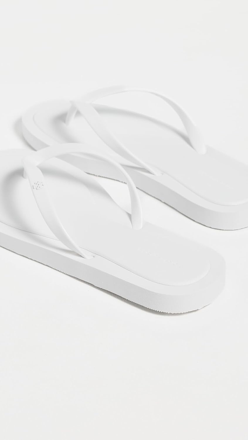 image:imageTory Burch Womens Kira Padded Flip FlopsOptical White