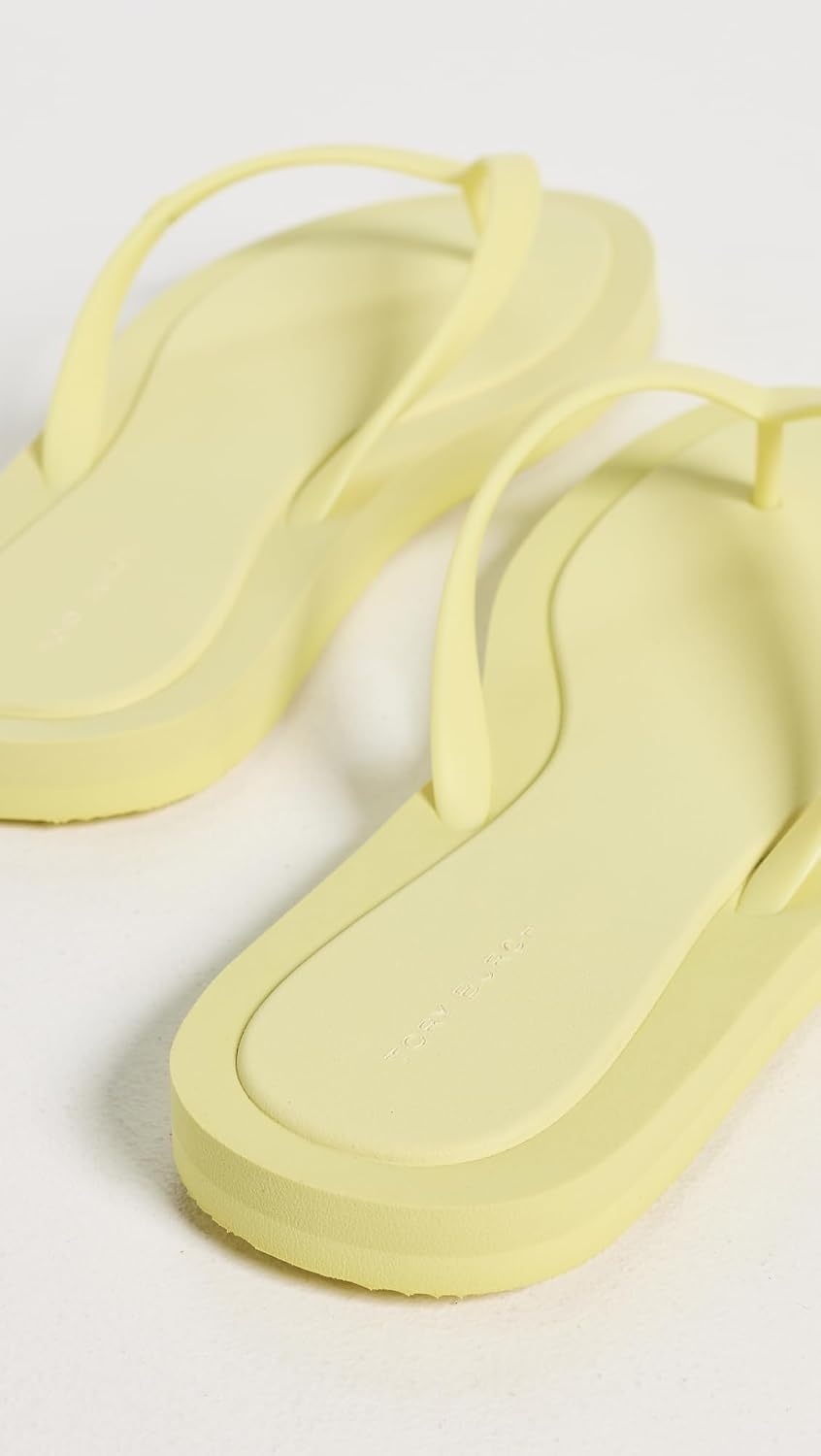 image:imageTory Burch Womens Kira Padded Flip FlopsSoft Yellow