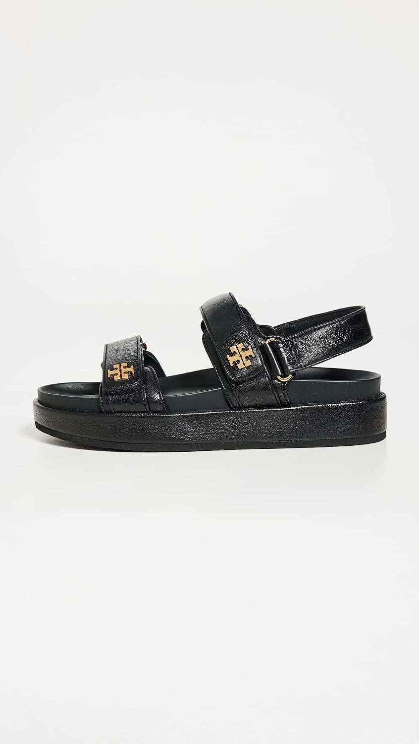 image:imageTory Burch Womens Kira Two Band Sport SandalsPerfect Black