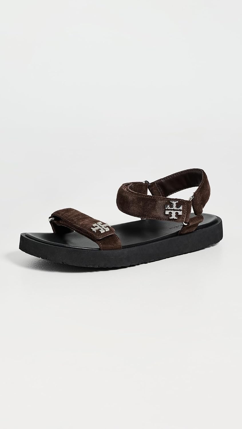 image:imageTory Burch Womens Kira Ultralight SandalsDark CocoaPerfect Black