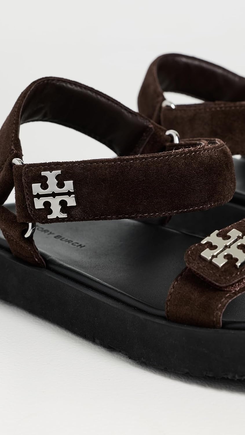 image:imageTory Burch Womens Kira Ultralight SandalsDark CocoaPerfect Black