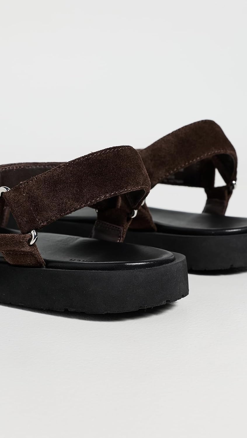 image:imageTory Burch Womens Kira Ultralight SandalsDark CocoaPerfect Black