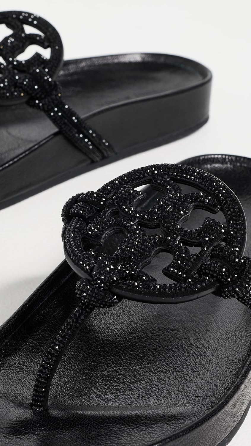 image:imageTory Burch Womens MILLER CLOUD KNOTTED PAVPerfect Black