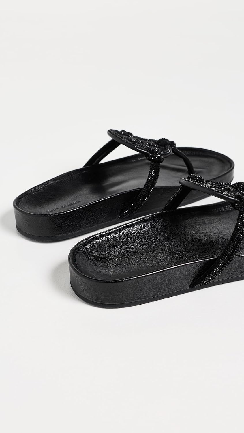 image:imageTory Burch Womens MILLER CLOUD KNOTTED PAVPerfect Black