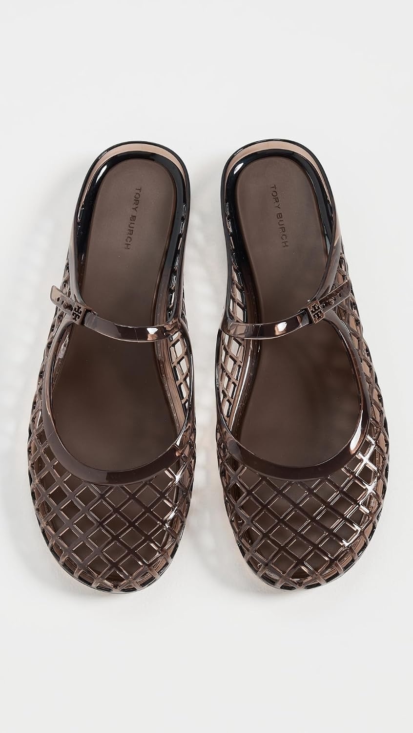 image:imageTory Burch Womens Mellow Mary Jane Jelly FlatsCocoa