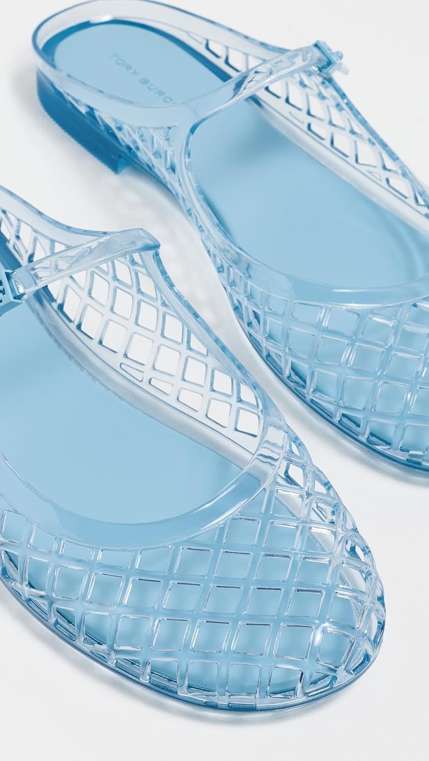 image:imageTory Burch Womens Mellow Mary Jane Jelly FlatsPale Blue