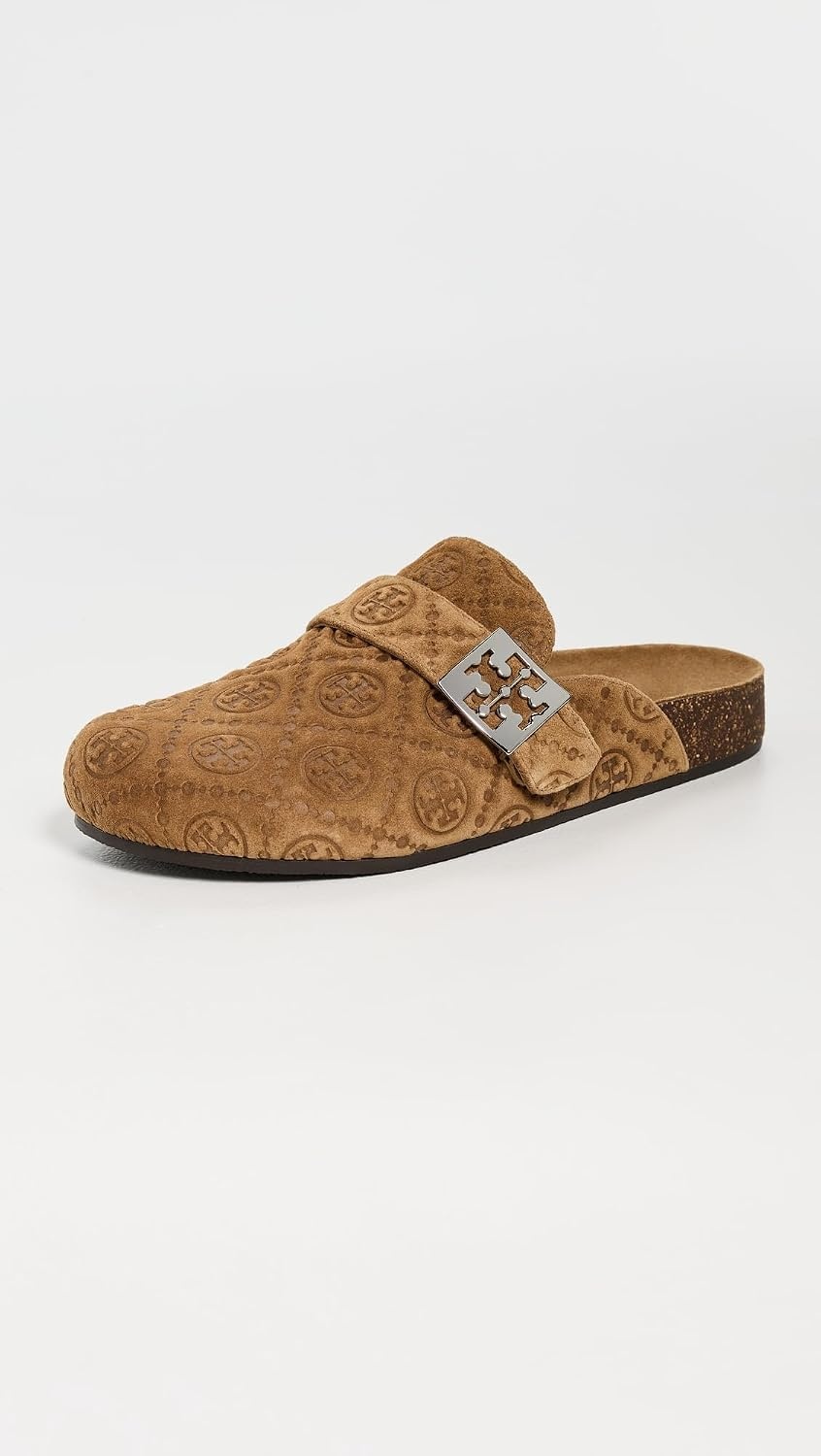 image:imageTory Burch Womens Mellow MulesGolden BrownSilver