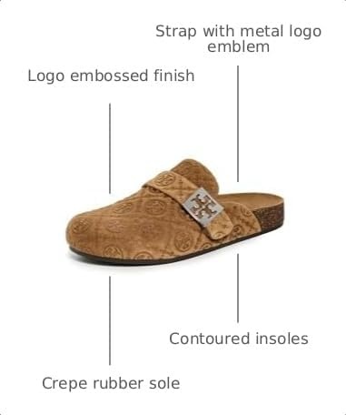 image:imageTory Burch Womens Mellow MulesGolden BrownSilver