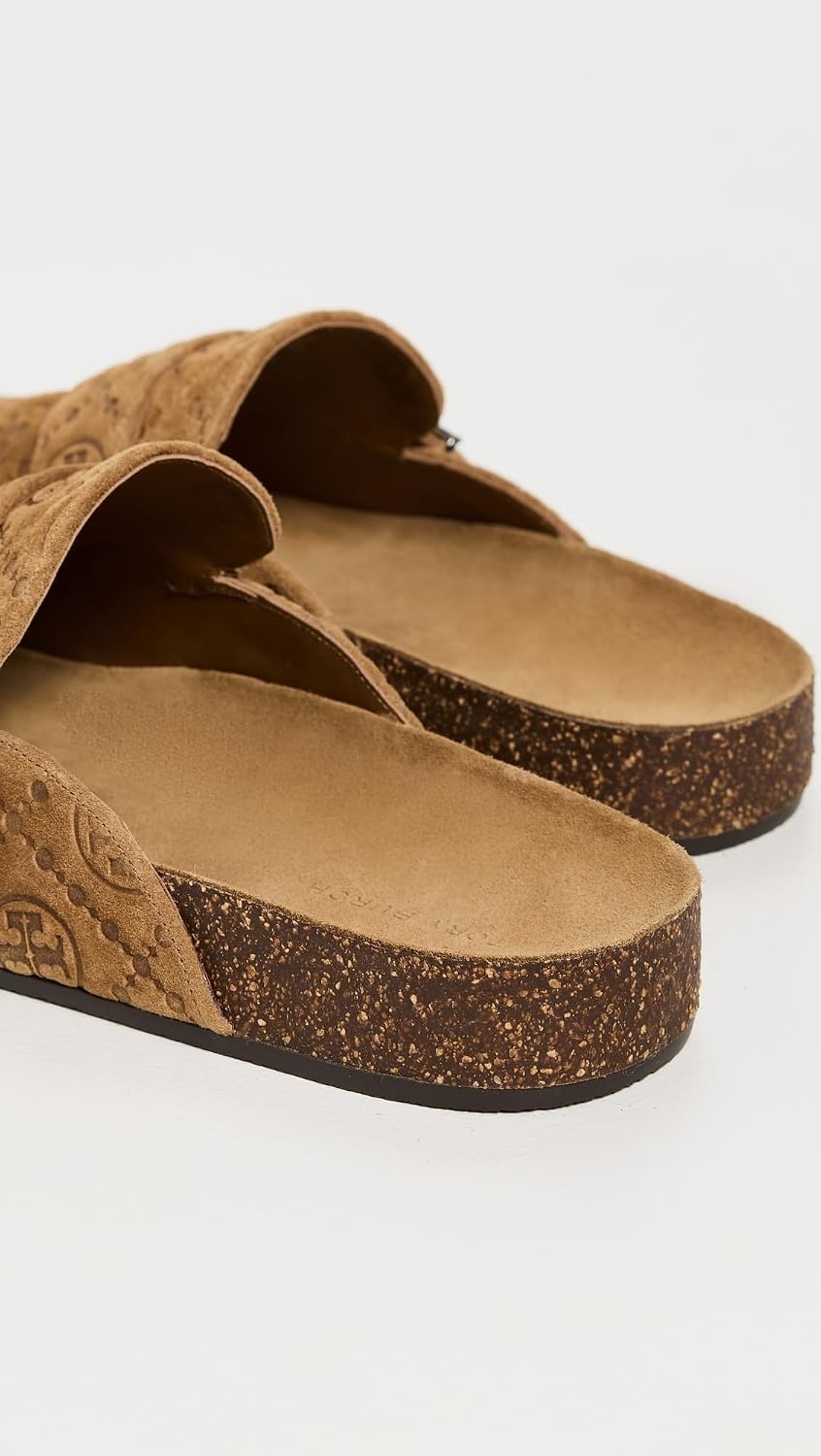 image:imageTory Burch Womens Mellow MulesGolden BrownSilver