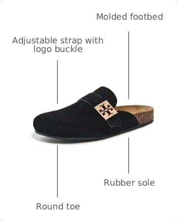 image:imageTory Burch Womens Mellow MulesPerfect BlackGold