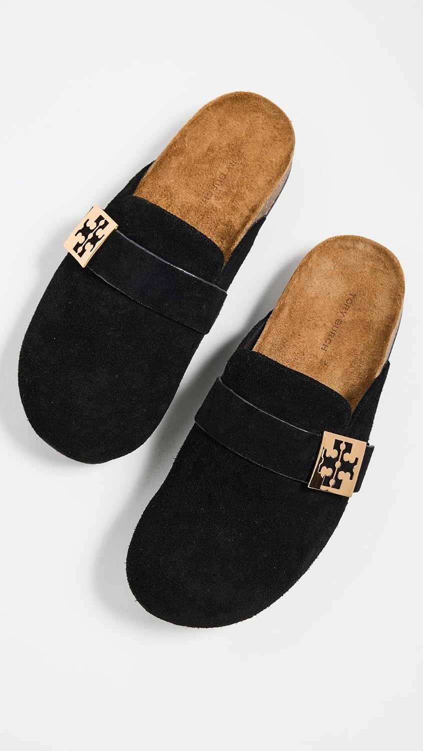 image:imageTory Burch Womens Mellow MulesPerfect BlackGold