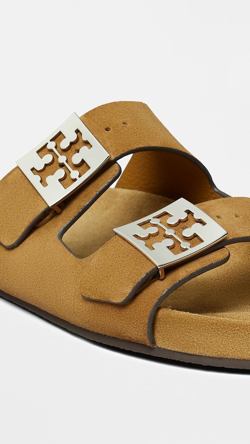 image:imageTory Burch Womens Mellow SlidesWild TobaccoLight Teak