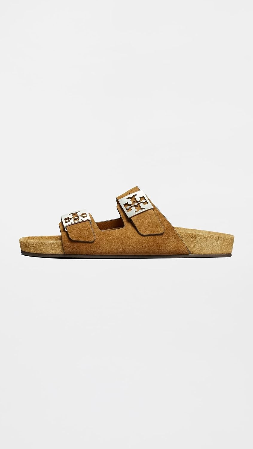 image:imageTory Burch Womens Mellow SlidesWild TobaccoLight Teak